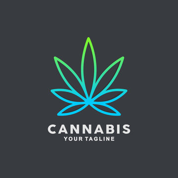 Cannabis Logo design Inspiration Idea Concept