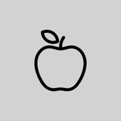 Apple icon vector sign symbol 