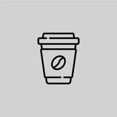 Coffee icon vector sign symbol