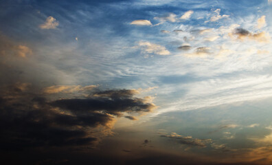 A cloud is an accumulation at a certain height in the troposphere of condensation products