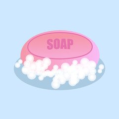 soap bar with dispenser airless pump. vector illustration