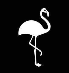 flamingo illustrazion icon 