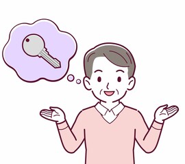 防犯意識のイラスト