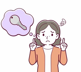 防犯意識のイラスト
