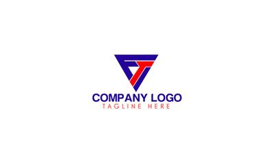 Premium company FTI letter logo template
