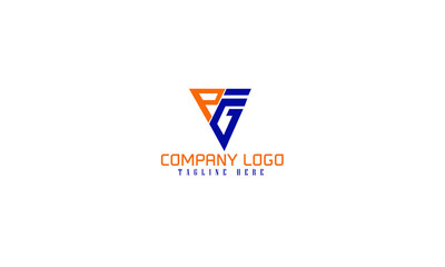 Premium company PGI letter logo template 