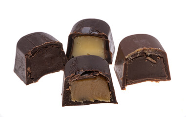 chocolate candy isolated