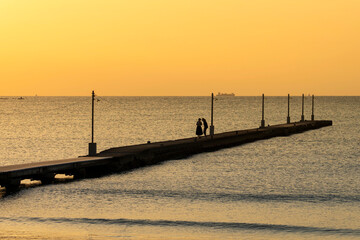 【千葉県】南房総 夕焼けの原岡桟橋