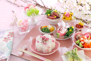 お花見ランチ　お花見御膳　さくら御膳　桜御膳　おうちでお花見