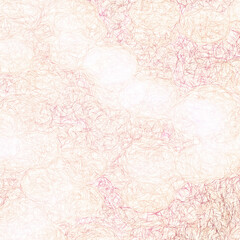 Pink abstraction in pencil. Monochrome. Background image.