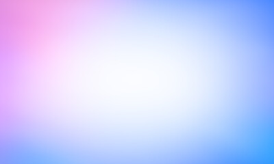 Abstract soft blue pink and white background in pastel colorful gradation.