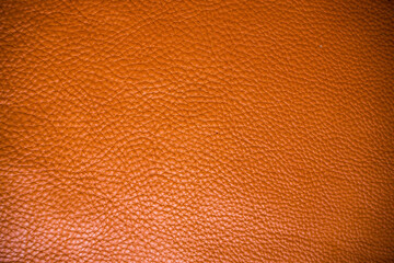 Genuine full grain tan brown leather texture