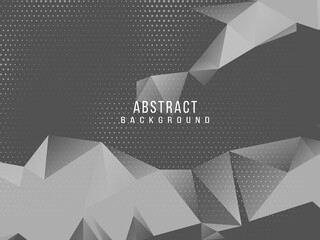 Abstract grey and white geometric stylish modern background design