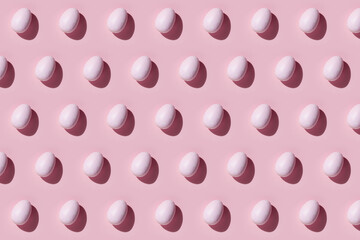 Easter egg pattern in pink.