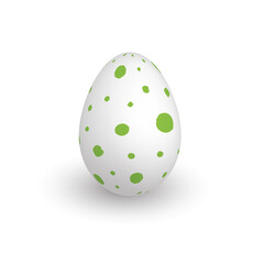 Colorful 3D realistic Easter egg