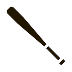Baseball Bit Icon Vector Glyph Illustration