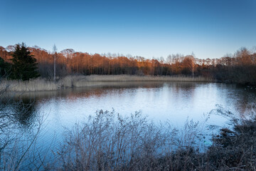 Park Reagana w Gdańsku o zmierzchu © Iwona