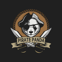 PIRATE PANDA LOGO