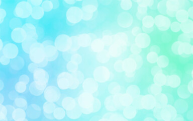 Blue white luxury focus blur background. Abstract bokeh soft light gradient for background and wallpaper Christmas.