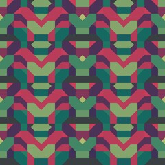 Green red pattern illustration