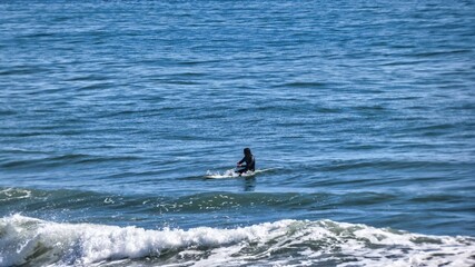 surfer in the ocean