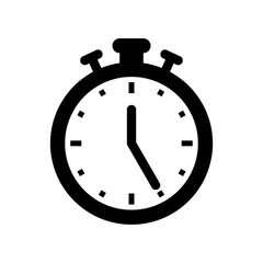 Clock Timer graphic design. Vector Illustration.