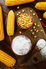 Starch and corn cob - 422075359
