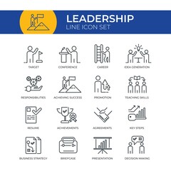 Leadership Icon Set 