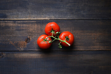 Tomato top view