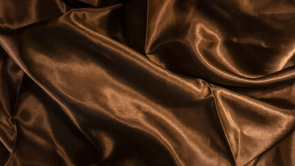 brown silk fabric background