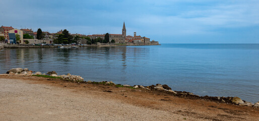 Panoramic view of the old Adriatic city on the sea