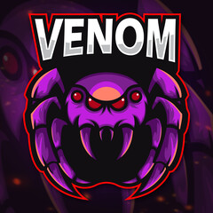 SPIDER LOGO, VENOM ESPORT LOGO © redflower