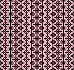 black geometric pattern