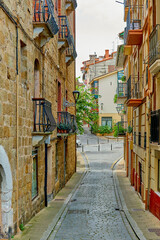 street of the old town of Getaria