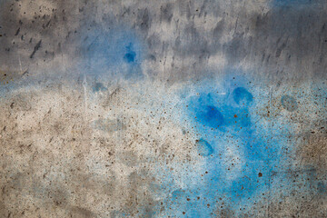 Detail of old iron texture of a house's gate. 