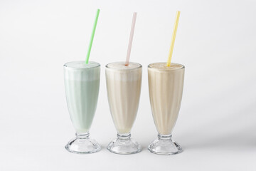 Set of 3 milkshakes
