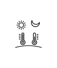 weather icon,vector best line icon.