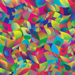 Wallpaper for home. Abstract background with colored tiles