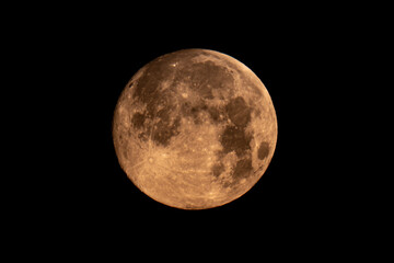Fototapeta na wymiar Full Moon Over Choctawhatchee Bay