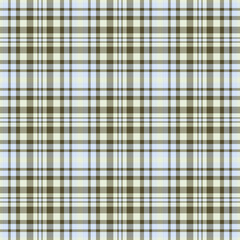 Plaid seamless pattern. Vector background of textile ornament. Flat fabric design.