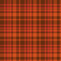 Plaid seamless pattern. Vector background of textile ornament. Flat fabric design.