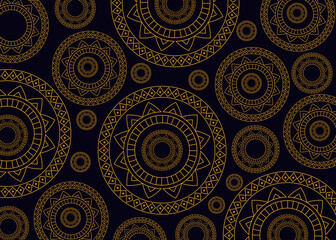 Mandala background template for commercial