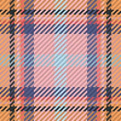 Fototapeta premium Seamless pattern of scottish tartan plaid. Repeatable background with check fabric texture. Vector backdrop striped textile print.