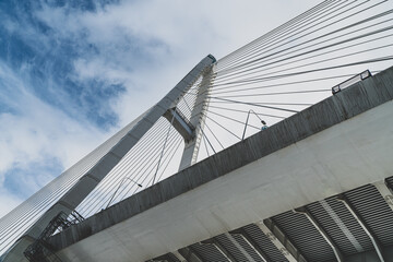 Modern Suspension Bridge