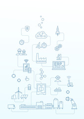 industrie 4.0 - usine du futur - 2021 - A4 White