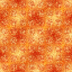 Seamless abstract pattern. Autumn colors. Orange, yellow, red.