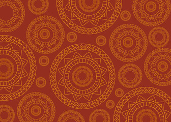 Fototapeta na wymiar Mandala background template for commercial