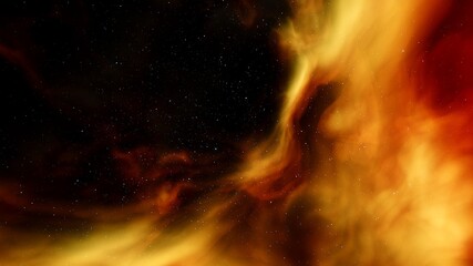 red-violet nebula in outer space, horsehead nebula, unusual colorful nebula in a distant galaxy, red nebula 3d render	