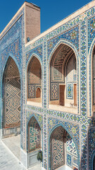 Amazing traditional architecture of Samarkand. Uzbekistan