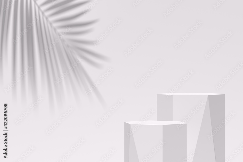 Wall mural abstract background minimal style for product branding. mock up scene and empty space. 3d render